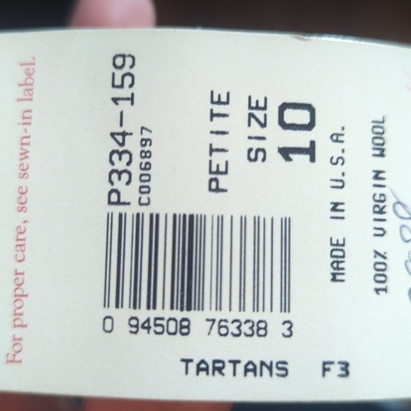 Vtg Pendleton Black Wool Blazer Classic Old Money NWT Sz S 10P - Picture 7 of 14